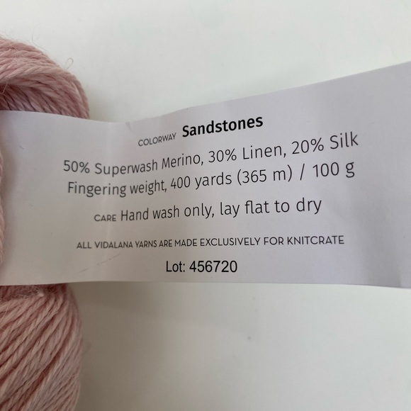 Indie Dyed Merino/Linen/Silk Fingering Yarn NWT - Picture 4 of 4